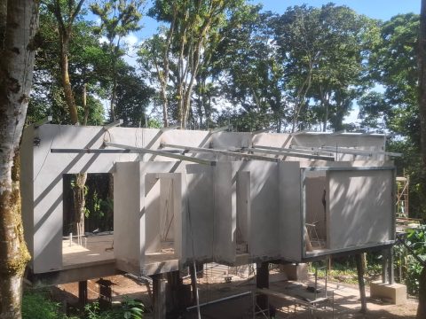Avance de construcción de la casa en Villas del Café, vista 1
