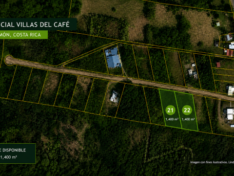 Lote 21 en venta en Villas del Café, Ángeles Sur de San Ramón